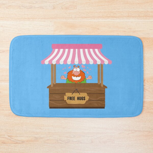 Item preview, Fun design free hugs, with a bearded gentleman offering hugs designed and sold by Martapp.
