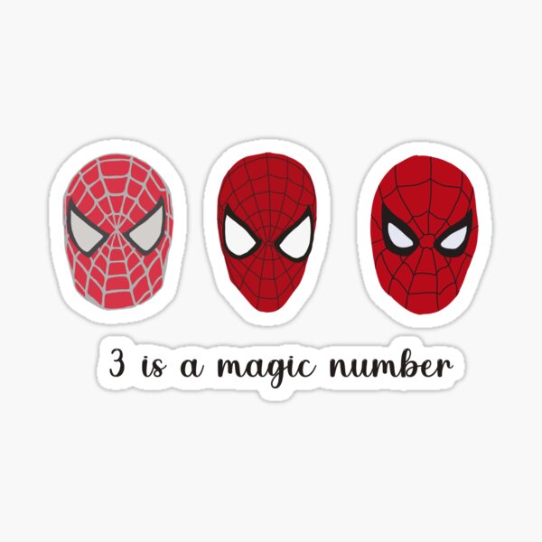 Three is A Magic Number Sticker