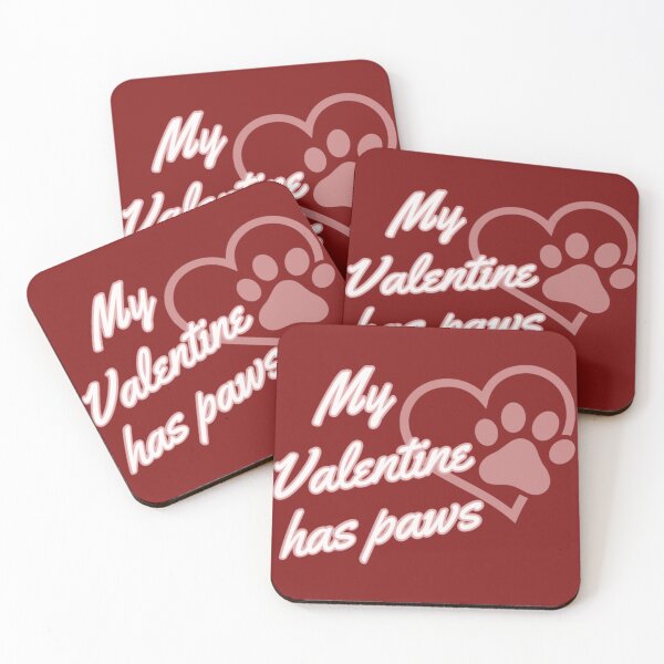Item preview, My valentine has paws,my dog is my valentine designed and sold by vyascreations.