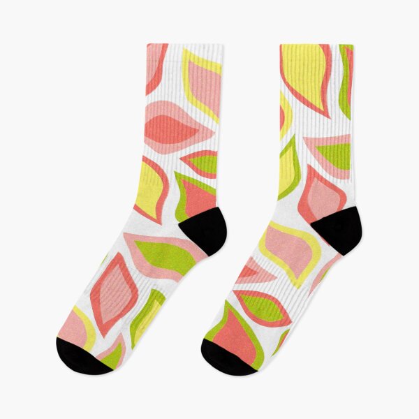 Aperçu de l'œuvre Motif multicolore, feuillage printanier, créée et vendue par MacPattern.