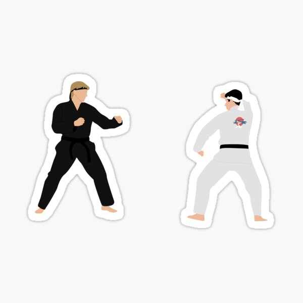 Johnny Lawrence vs Daniel LaRusso Sticker