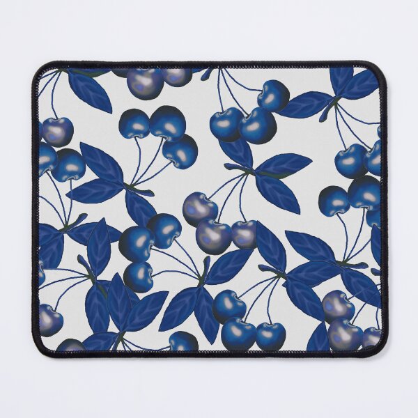 Item preview, Delicious cherries in classic blue, art by Miguel Matos Official designed and sold by MiguelMatosArt.