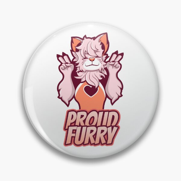 Item preview, Proud Furry Pink Dog Wolf With Peace Sign designed and sold by kahossa93.