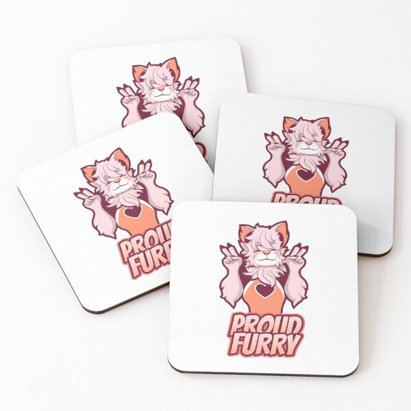 Item preview, Proud Furry Pink Dog Wolf With Peace Sign designed and sold by kahossa93.