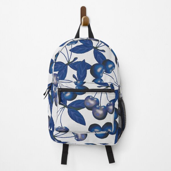 Item preview, Delicious cherries in classic blue, art by Miguel Matos Official designed and sold by MiguelMatosArt.
