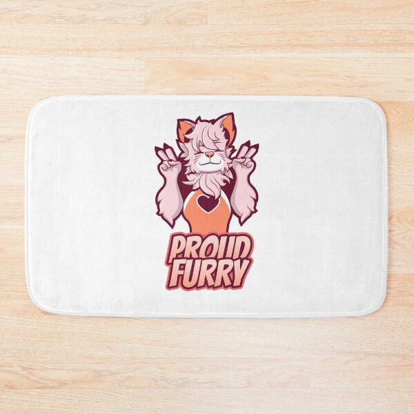 Item preview, Proud Furry Pink Dog Wolf With Peace Sign designed and sold by kahossa93.
