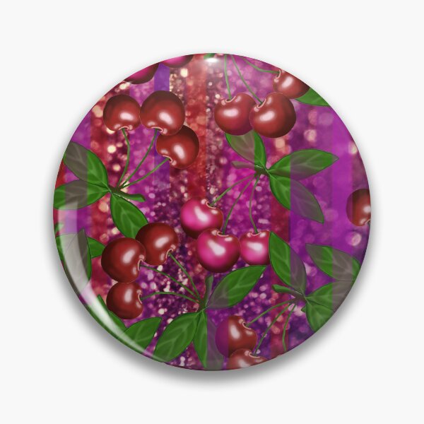 Item preview, Delicious glitter Lilac cherries Discotech fashion, art by Miguel Matos Official designed and sold by MiguelMatosArt.