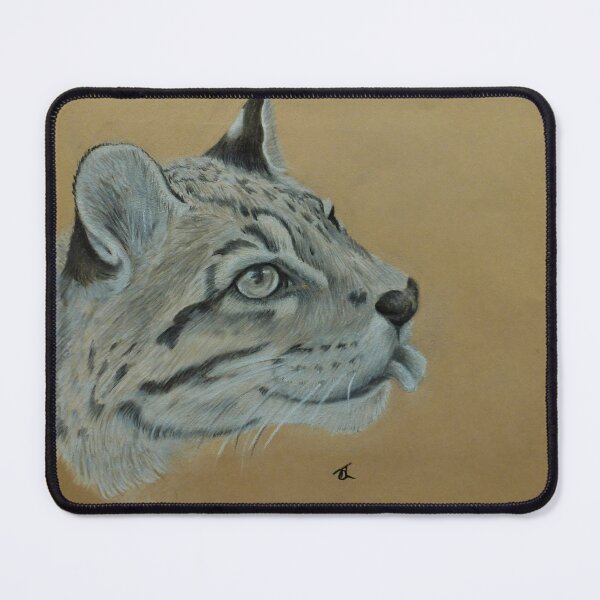 Item preview, Ocelot poking out its tongue - Chalk & Charcoal designed and sold by PoizenThorn.