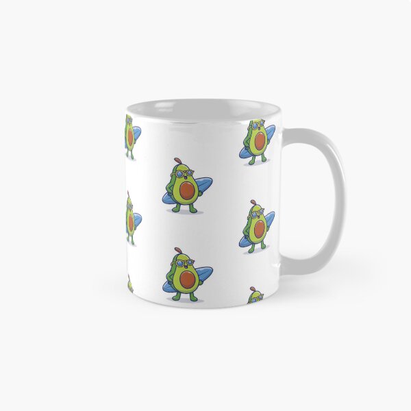 Item preview, Cute Avocado With Surfboard designed and sold by Haxino.