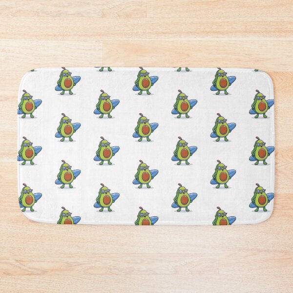 Item preview, Cute Avocado With Surfboard designed and sold by Haxino.