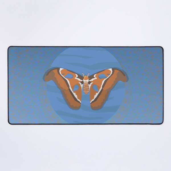 Item preview, Abstract Atlas Moth on Trippy Blue designed and sold by Slydell1.
