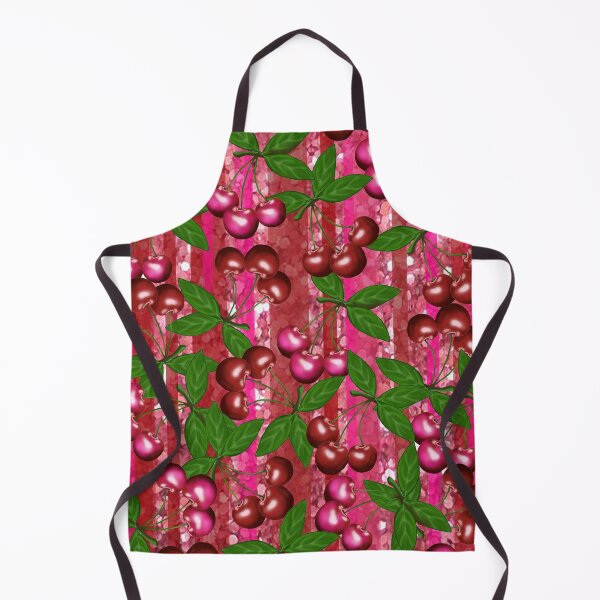 Item preview, Delicious cherries glossy glitter colored fashion, art by Miguel Matos Official designed and sold by MiguelMatosArt.
