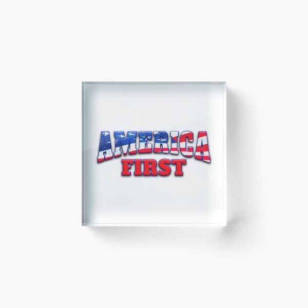 Item preview, AMERICA FIRST designed and sold by rfaubel.