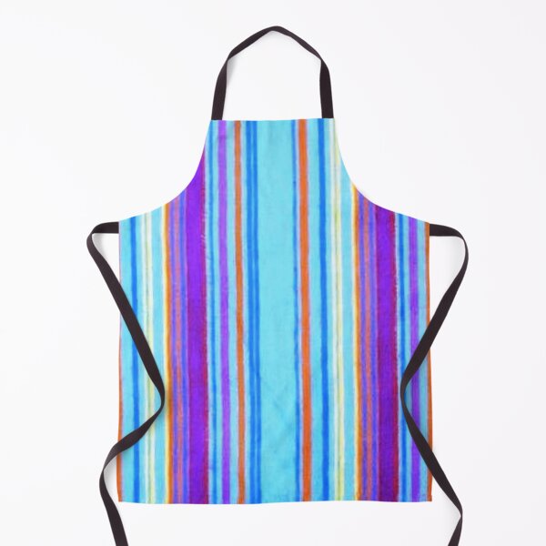 Item preview, Retro Primitive Grunge Stripe Blue designed and sold by SaraValor.