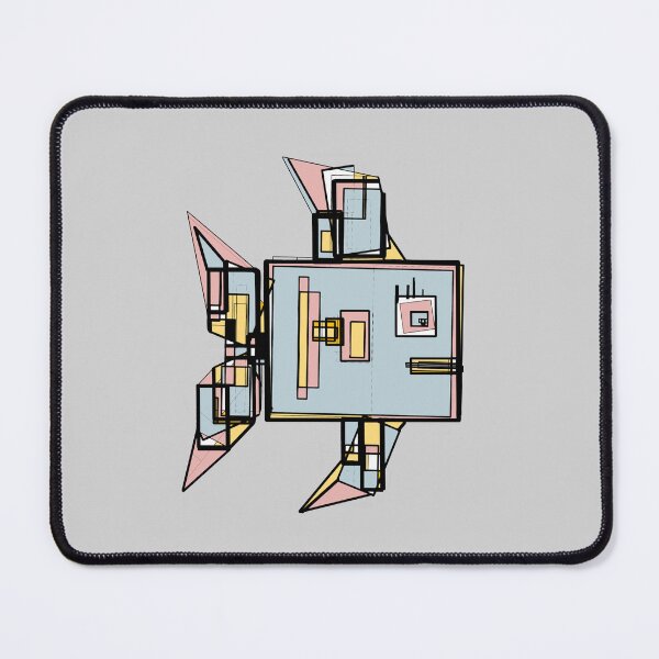 Item preview, Angular fish 2 (gray background) designed and sold by MentaLee.