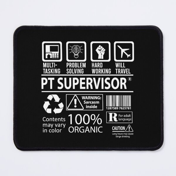 Item preview, Pt Supervisor T Shirt - MultiTasking Certified Job Gift Item Tee designed and sold by oslandefren.
