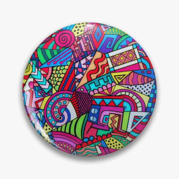 Item preview, Abstract geometric colorful pattern designed and sold by cutecrazytshirt.