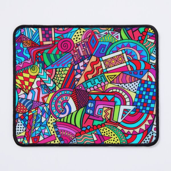 Item preview, Abstract geometric colorful pattern designed and sold by cutecrazytshirt.