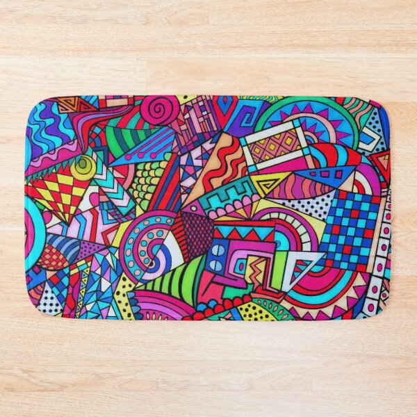 Item preview, Abstract geometric colorful pattern designed and sold by cutecrazytshirt.