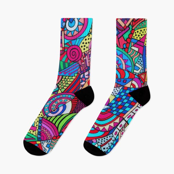 Item preview, Abstract geometric colorful pattern designed and sold by cutecrazytshirt.