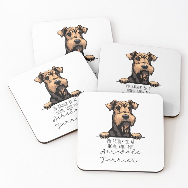 Item preview, I’d rather be at home with my Airedale Terrier designed and sold by Little Fuzz Shop.