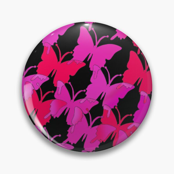 Item preview, Butterflies kaleidoscope, pink, red, black, disco, art by Miguel Matos Official designed and sold by MiguelMatosArt.