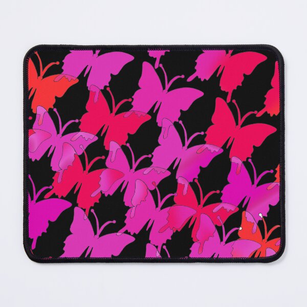 Item preview, Butterflies kaleidoscope, pink, red, black, disco, art by Miguel Matos Official designed and sold by MiguelMatosArt.