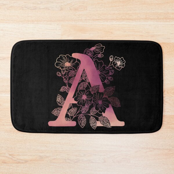 Item preview, A | Initial | Personalize | Pink designed and sold by AdoptKM.