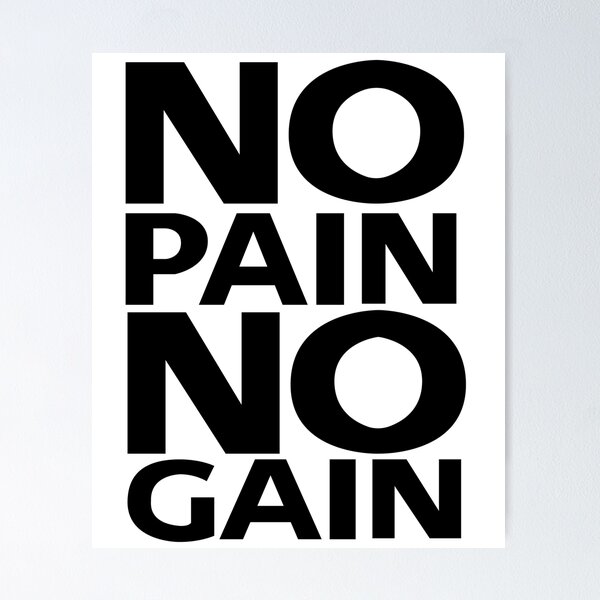Item preview, No Pain No Gain Design designed and sold by Alton-Tomvis.