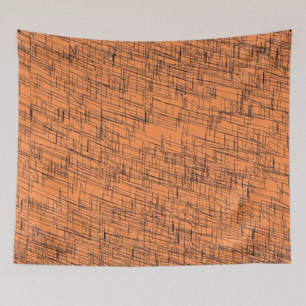 Item preview, Halloween zigzag lines pattern designed and sold by cutecrazytshirt.