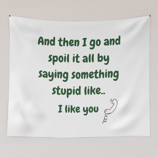 Item preview, Peep Show - And then I go and spoil it all by saying something stupid like I like you  designed and sold by SadSprinkles.