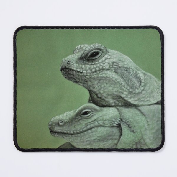 Item preview, Pair of Lizards - Chalk & Charcoal designed and sold by PoizenThorn.