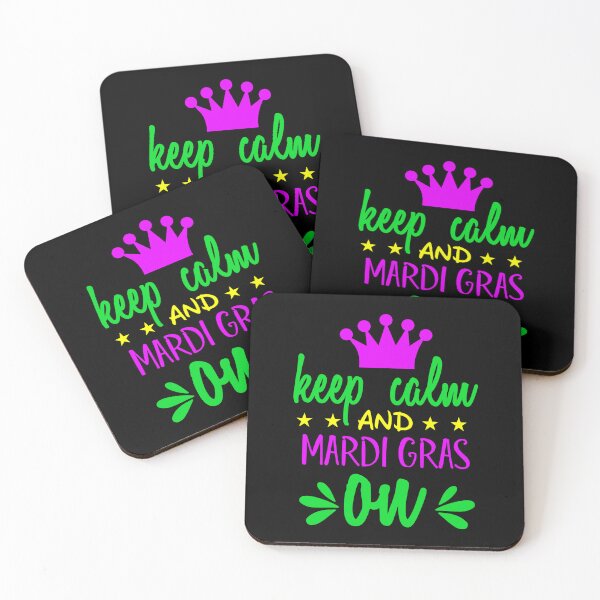 Item preview, Keep calm and Mardi gras on designed and sold by pnkpopcorn.