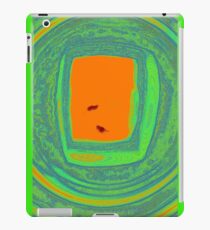 green and orange iPad Case/Skin