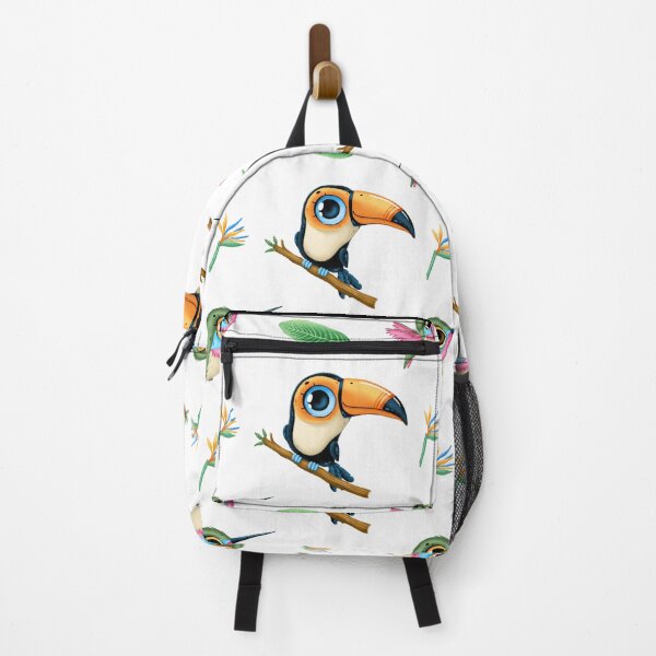 Item preview, toucans and hummingbirds on branches designed and sold by Proud Pro Gifts.