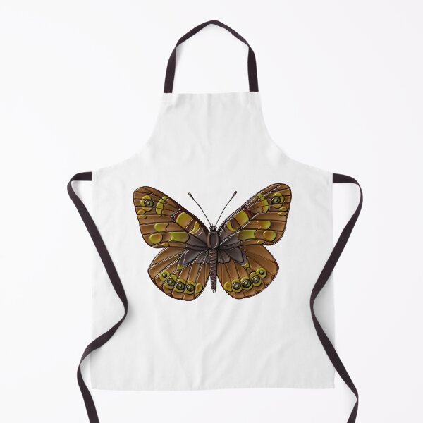 Item preview, Brown tropical plastic butterfly designed and sold by Elonium.