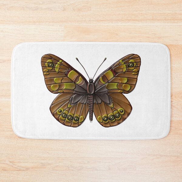 Item preview, Brown tropical plastic butterfly designed and sold by Elonium.
