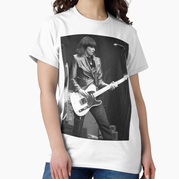 Item preview, Chrissie Hynde BW Photograph designed and sold by ConcertImages.
