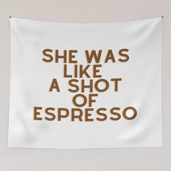 Item preview, She Was Like A Shot Of Espresso - Andrew Garfield Talking About Emma Stone designed and sold by Avani01.