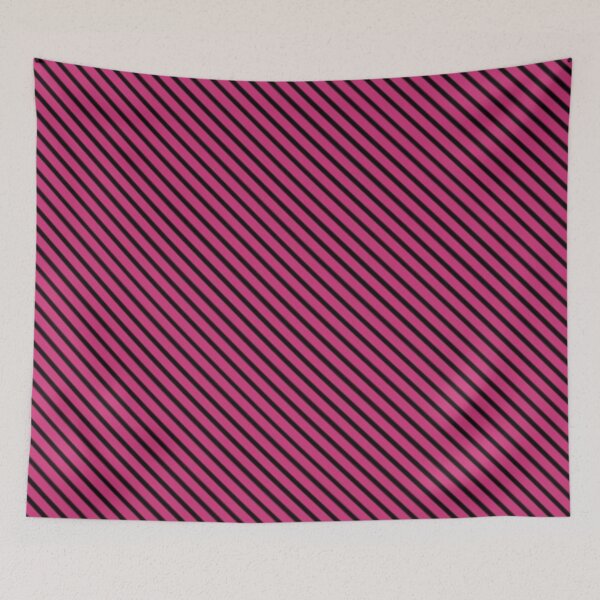 Item preview, Pink Yarrow and Black Stripe designed and sold by SaraValor.