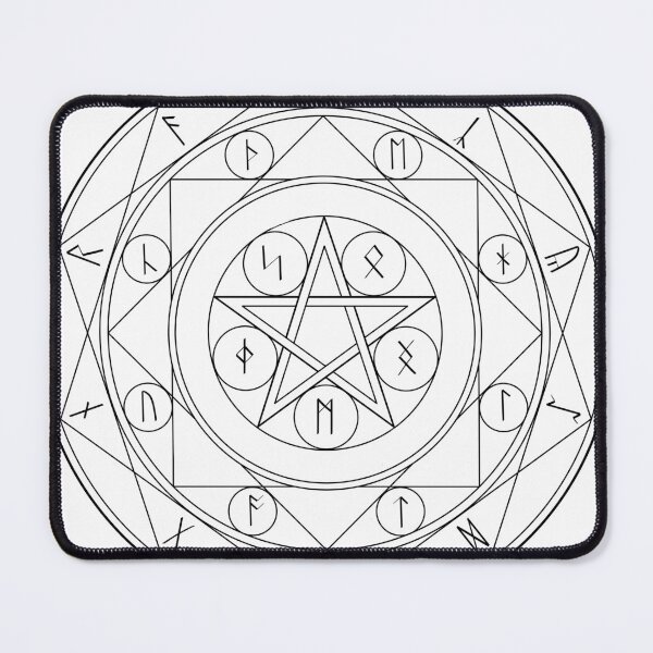 Item preview, Simple Pentagram Magic Circle designed and sold by Saanis.