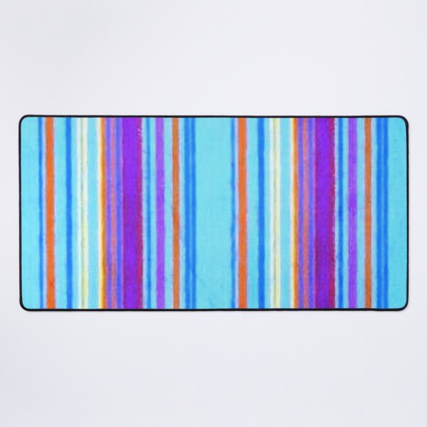 Item preview, Retro Primitive Grunge Stripe Blue designed and sold by SaraValor.