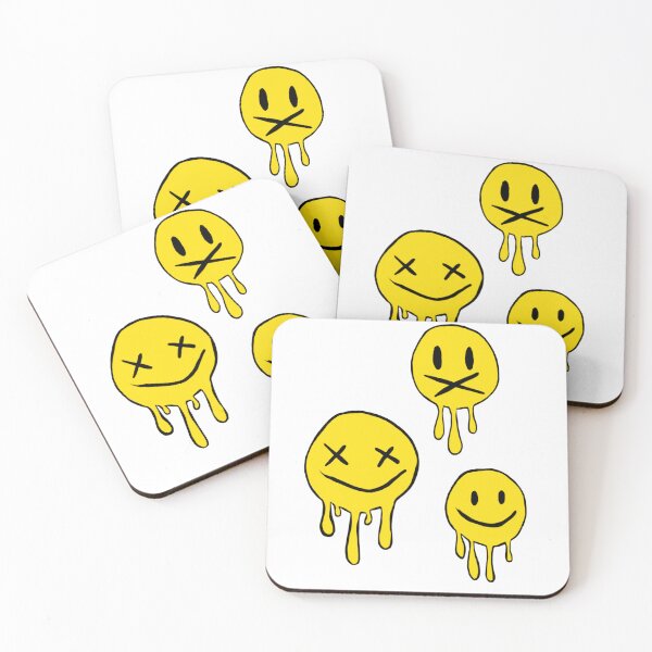 Item preview, Dripping acid smileys designed and sold by strawberrywinee.