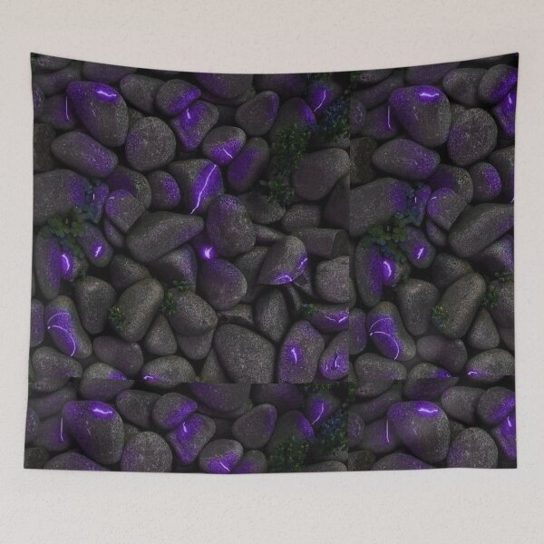 Item preview, black purple beautiful stones designed and sold by Shopster381.