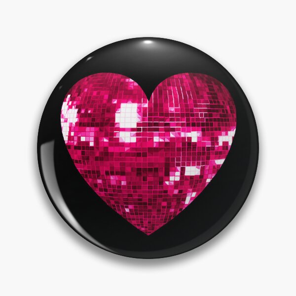 Item preview, Pink Disco Ball Heart  designed and sold by Deborah Camp.