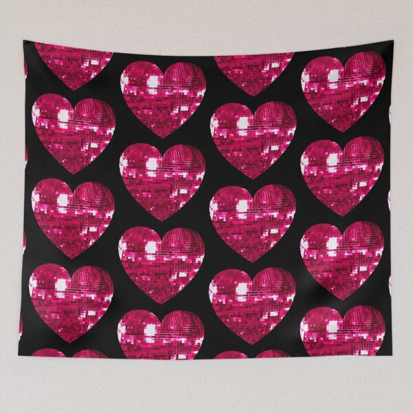 Item preview, Pink Disco Ball Heart  designed and sold by Deborah Camp.