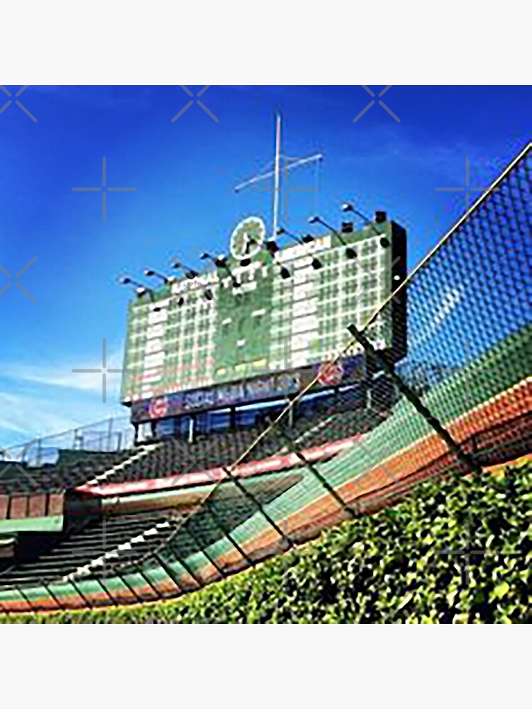 Wrigley Field Chicago Cubs Baseball Ballpark Stadium Greeting Card