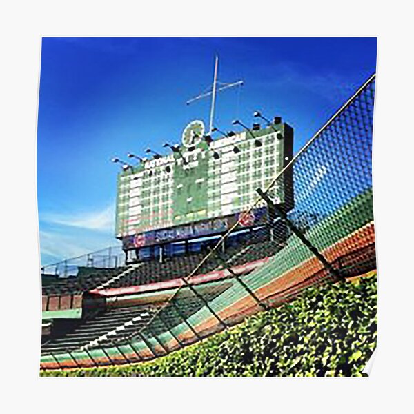 Wrigley Field Ivy With Scoreboard Background - Marquee Sports Network