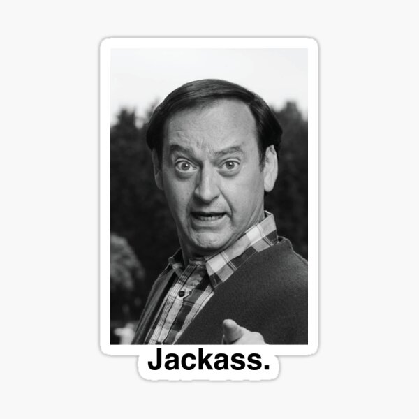"Jackass" Sticker for Sale by aaronkimber Redbubble
