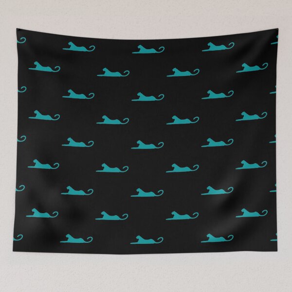 Item preview, Teal lying panther; Panther stickers designed and sold by Micovic.